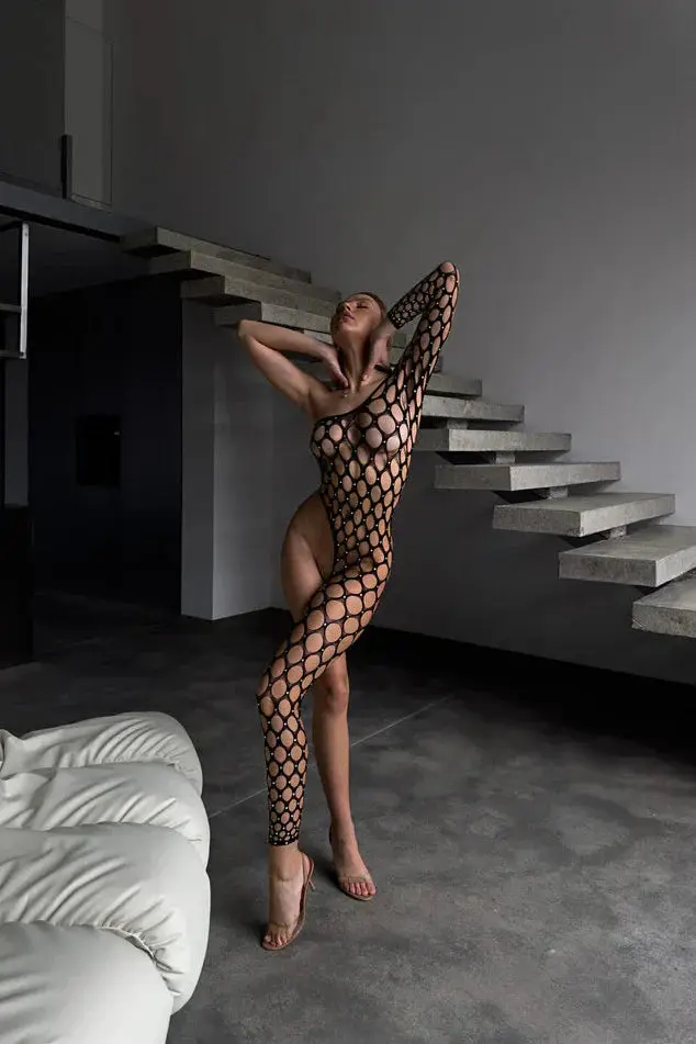 Carla – Fishnet Bodystocking – Made for Midnight - Image 4