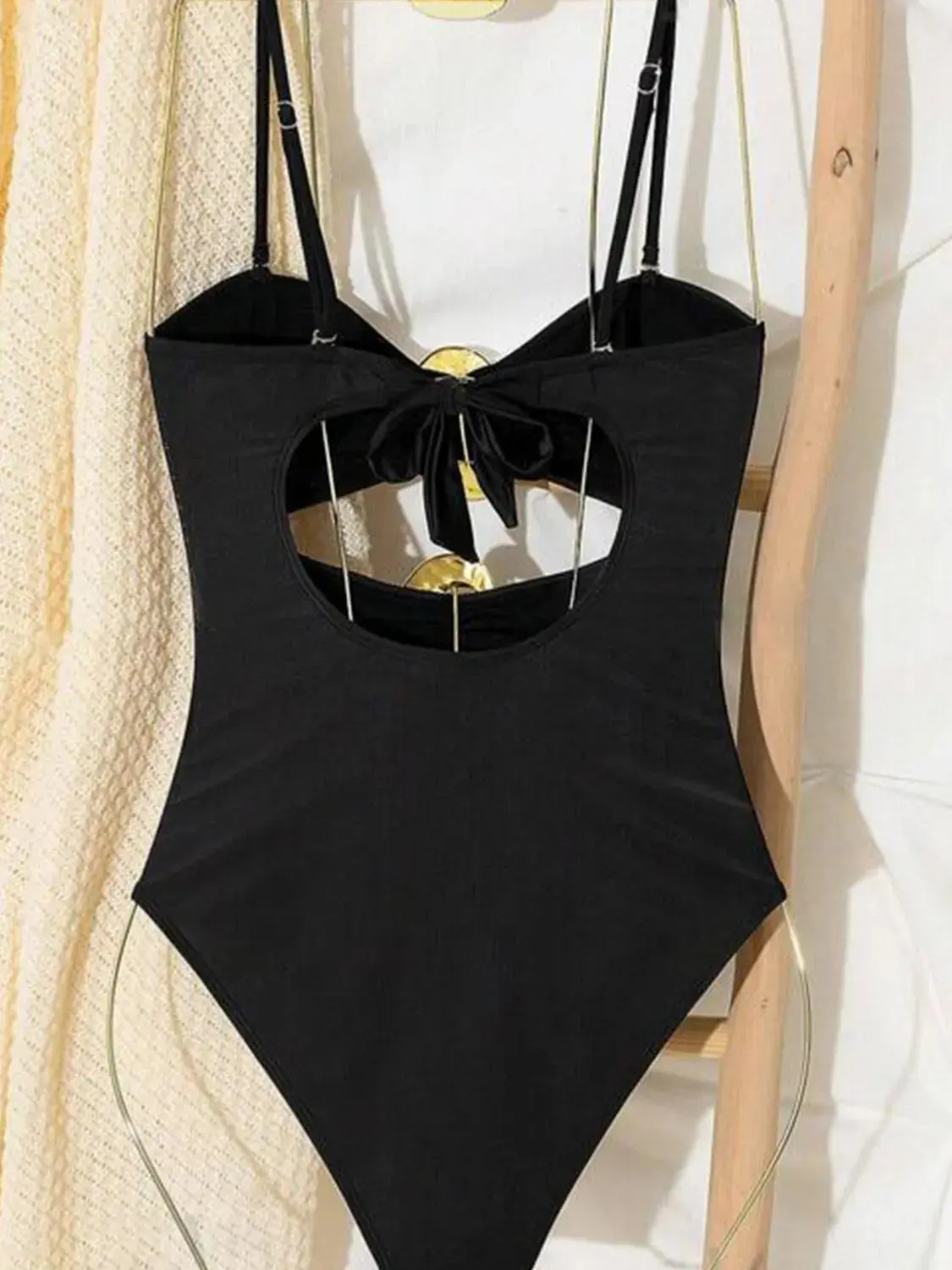 Cutout Sweetheart Neck One-Piece Swimwear - Image 4