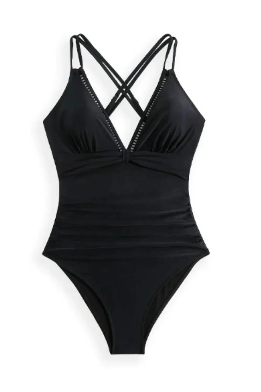 Double Spaghetti Strap One-Piece Swimwear - Image 12