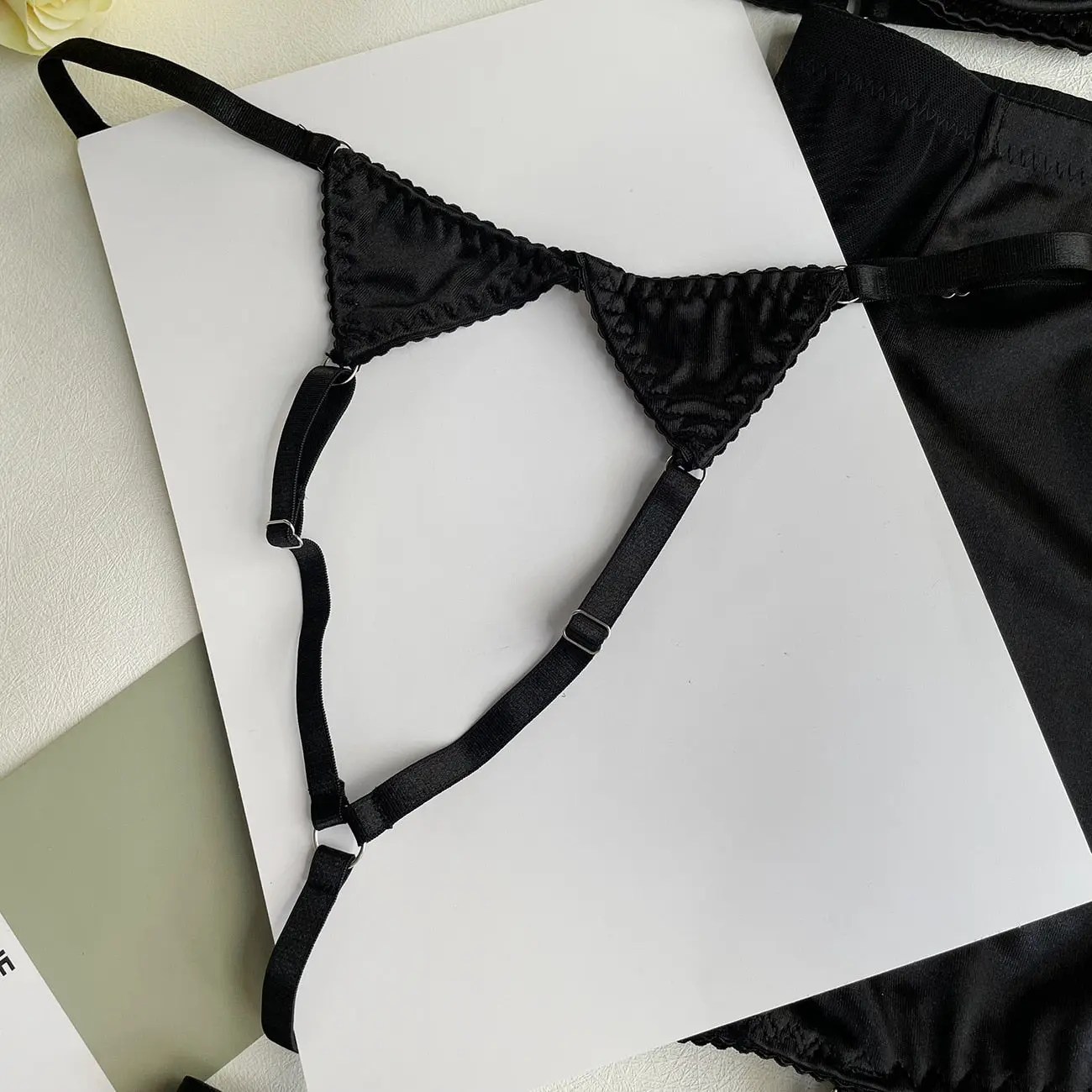 Iris – 5-Piece Lingerie Set with Choker and Skirt – The Full Statement - Image 19