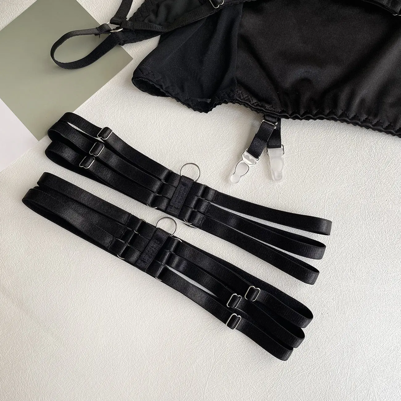 Iris – 5-Piece Lingerie Set with Choker and Skirt – The Full Statement - Image 20