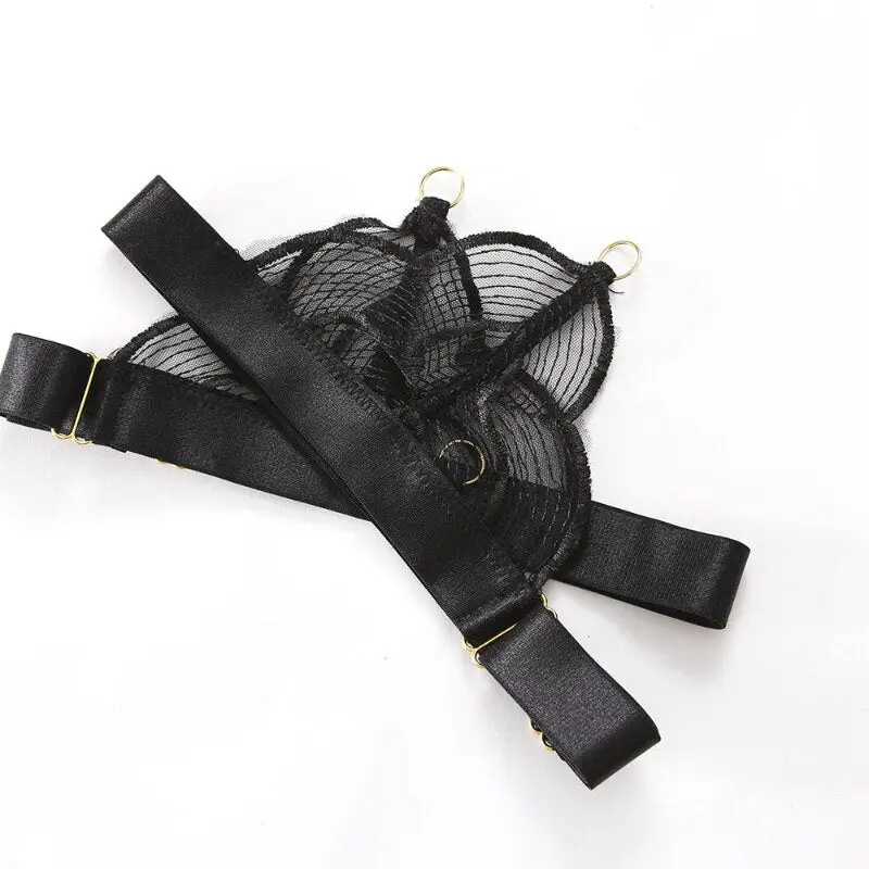 CHEYENNE BLACK 4 PIECE LINGERIE SET - Image 12
