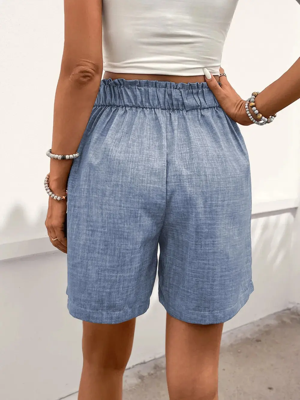 Perfee Frill Shorts with Pockets - Image 17