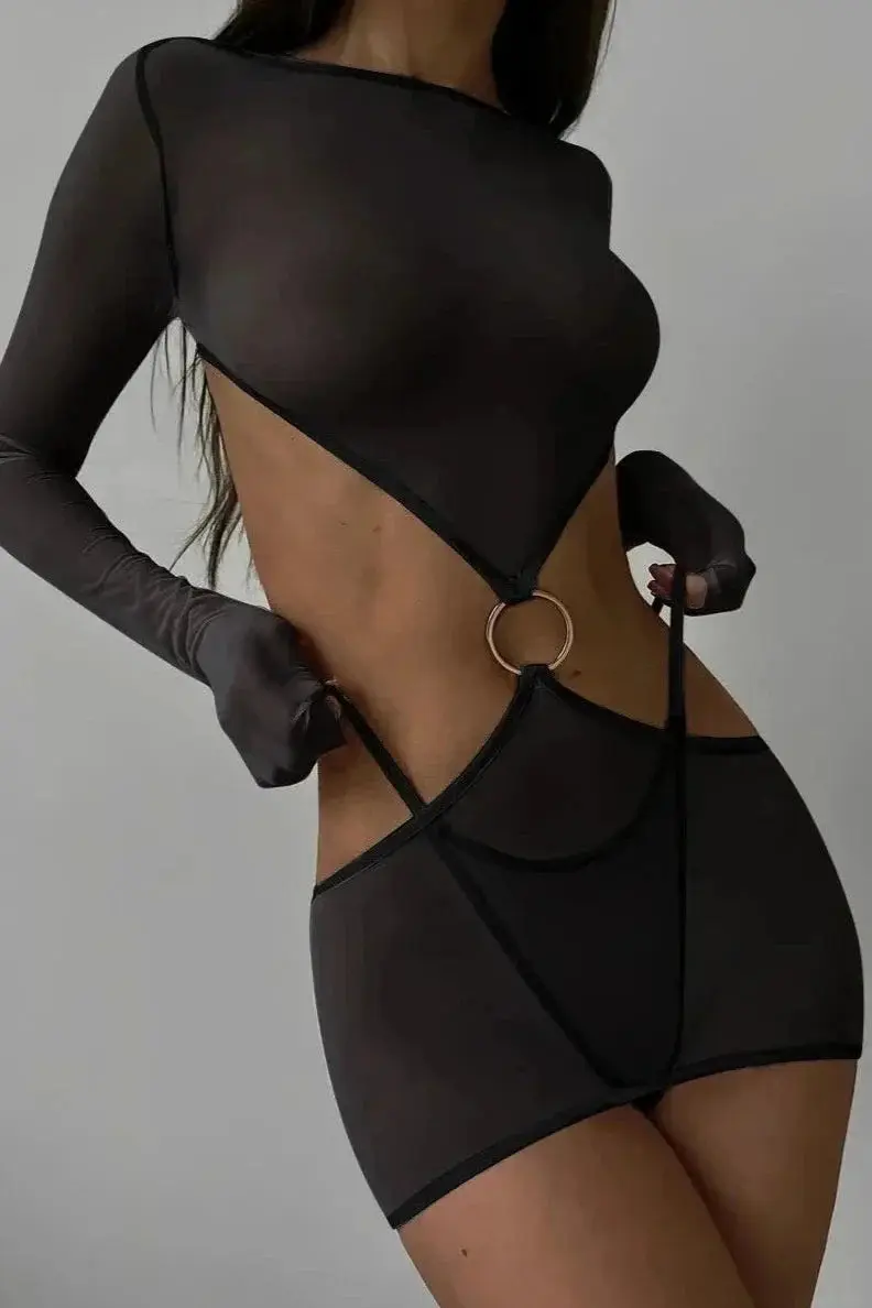Rayna – Sheer Cutout Lingerie – When the Night Gets Bold - Image 6